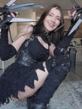 Dolls Kill Edward Scissorhands Costume Set L